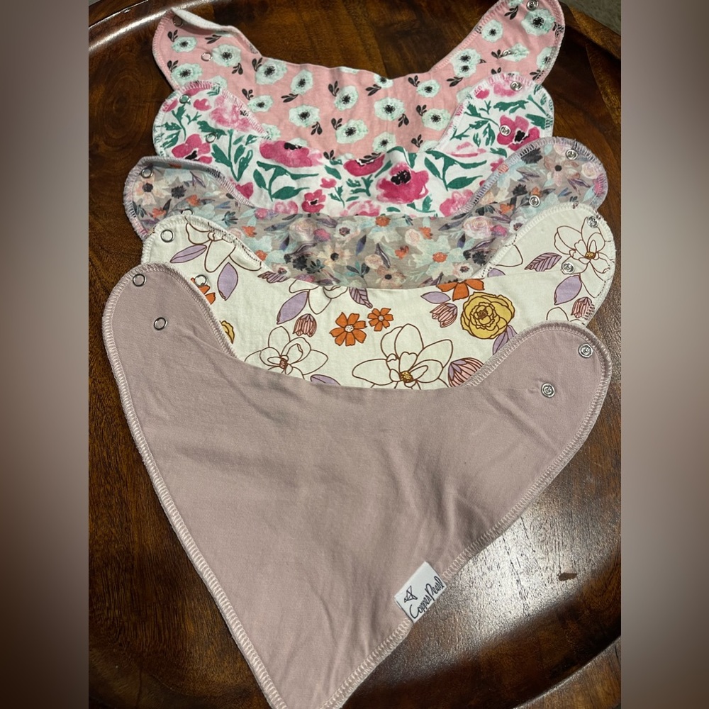 Copper Pearl Bandana Bibs